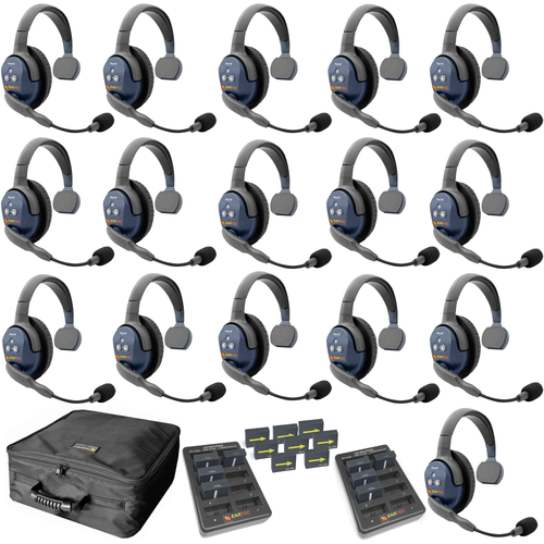 Eartec UltraLITE PRO16 16-Person Full-Duplex Wireless Communication System