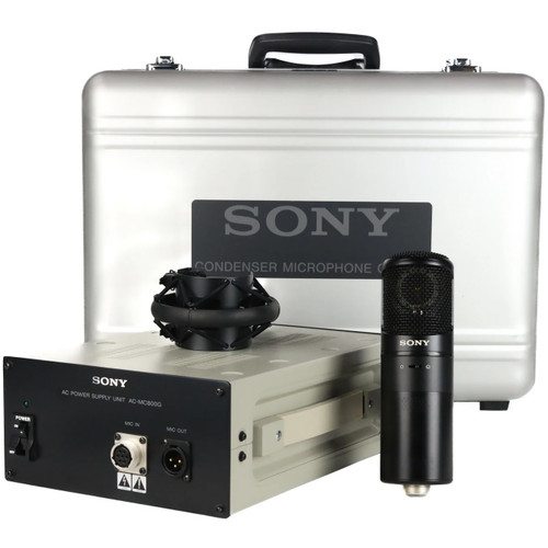 SONY C-800GPAC1 Studio Tube Condenser Microphone with AC-MC800G Power Supply