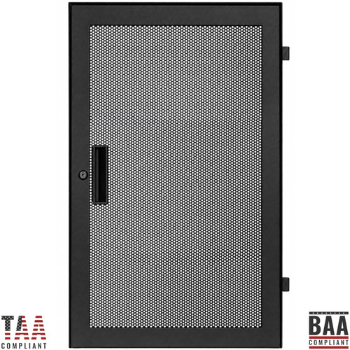 Lowell LFD-18FV 18U Fully Vented Steel Rack Front Door