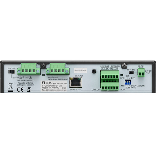 TOA IP-A1PA12 back