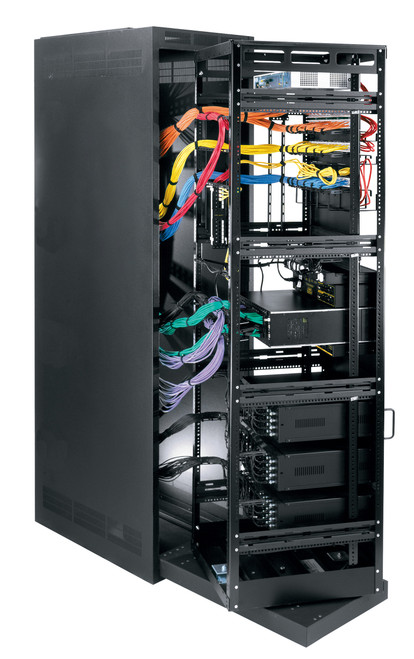 Middle Atlantic WR-44-42 Roll-Out Rotating Rack System Enclosure (Black)