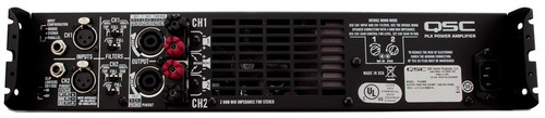 QSC PLX3102 Dual Channel Power Amplifier (Discontinued)