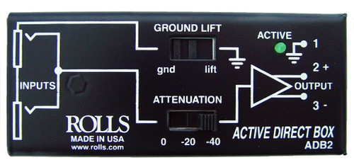 Rolls ADB2 Phantom Direct Box (Discontinued)