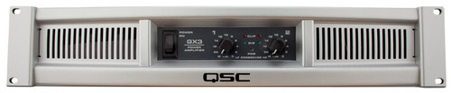 QSC GX3 2-Channel 300W Per Channel 8 Ohm Stereo Power Amplifier (Discontinued)