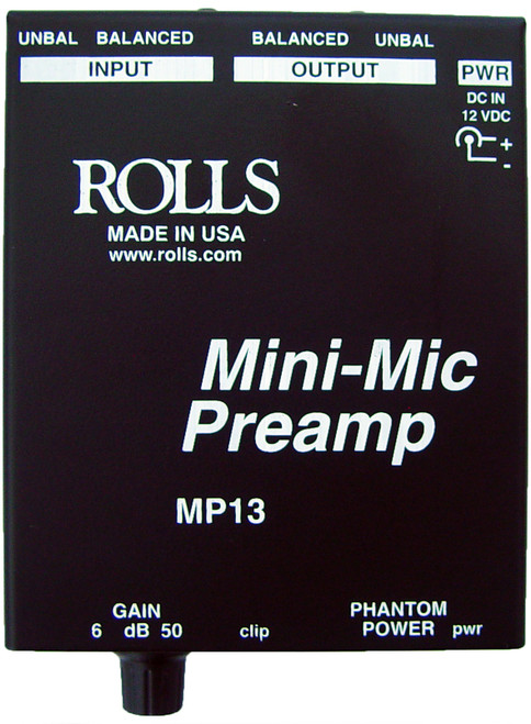 Rolls MP13 Mini Microphone Preamplifier