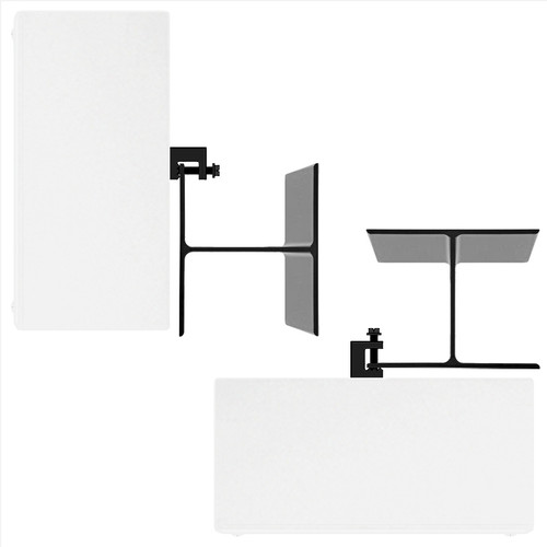 AtlasIED SBMS 8" Open Beam Ceiling or Surface Mount Loudspeaker with 4W 25V/70V Transformer
