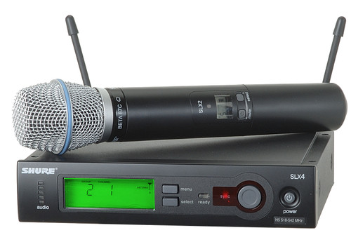 Shure SLX24/BETA87C Handheld Wireless Microphone System (Discontinued)