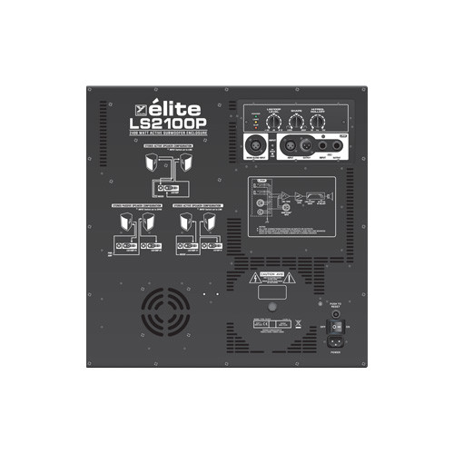 Yorkville LS2100P 21 inch Elite Series Powered Subwoofer (Discontinued)
