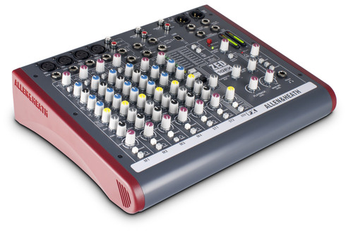 Allen & Heath ZED-10FX Mini Mixer Built In FX Processor with TAP Tempo Delay Settings