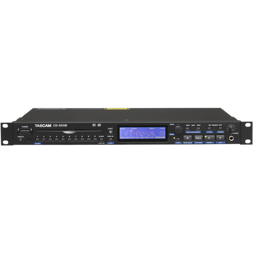 Tascam CD-500B Single Rackspace CD Player (Discontinued)