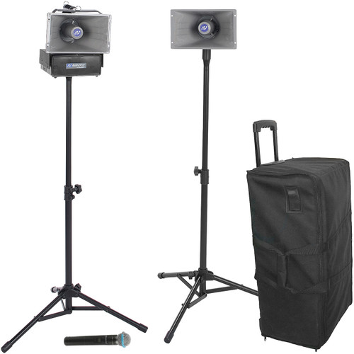JY Sound SW637 Wireless Half-Mile Hailer Megaphone Kit