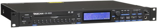 Tascam CD-500 Single Rackspace CD Player (Discontinued)