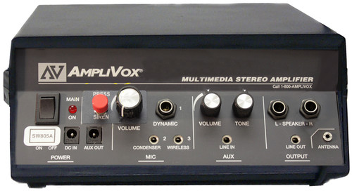 AmpliVox SW642 Deluxe Wireless Half-Mile Hailer Kit with Headset and Lapel Microphone