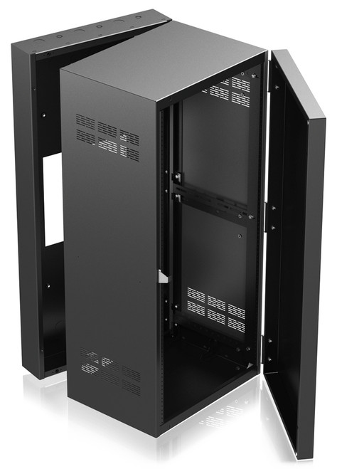 AtlasIED 324-15 24RU Wide Opening Wall Cabinet