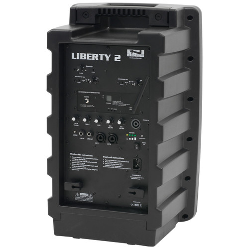 Anchor Audio LIB-BP4 Liberty 2 Basic Package Portable Sound System with Built-in Bluetooth, Wireless AIR Transmitter and 4 Wireless Microphones (Discontinued)