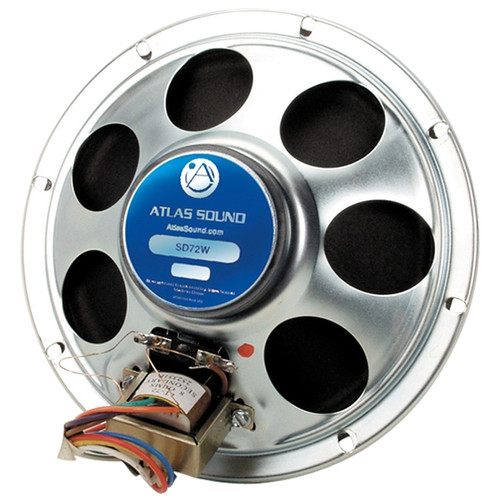 AtlasIED SD72 8" Dual Cone In-Ceiling Speaker with 25V/70V 5W Transformer