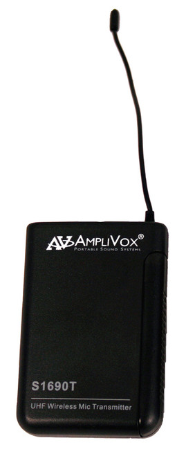 AmpliVox SW660 Wireless Quad Horn Half-Mile Hailer Kit with Headset and Lapel Microphone
