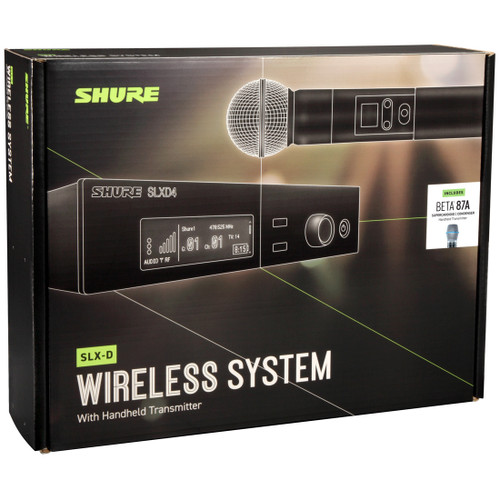 Shure SLXD24/B87A Handheld Wireless Microphone System (Discontinued)