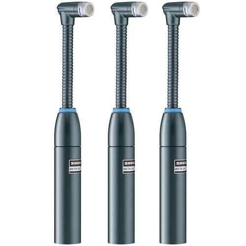 Shure BETA 98AMP/C-3PK Instrument Microphone - Three