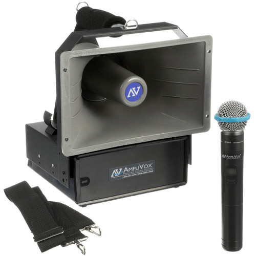 JY Sound SW615A Wireless Half-Mile Hailer Megaphone with Handheld Microphone