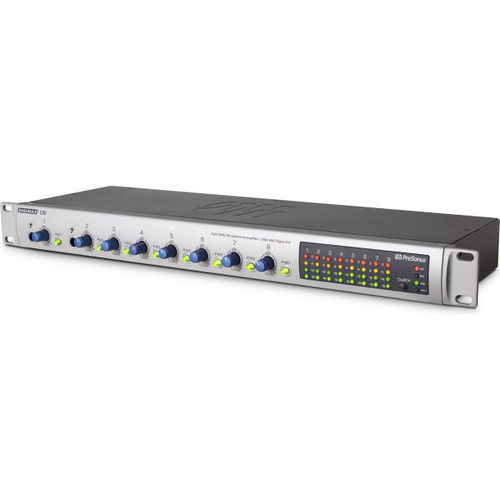 PreSonus DigiMax D8 8-Channel Microphone Preamplifier with 48 kHz ADAT Output (Discontinued)