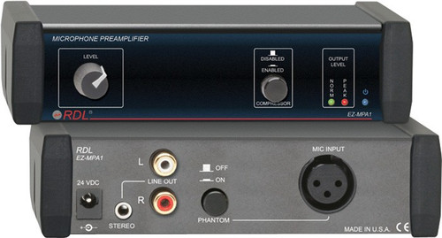 RDL EZ-MPA1X Microphone Preamplifier