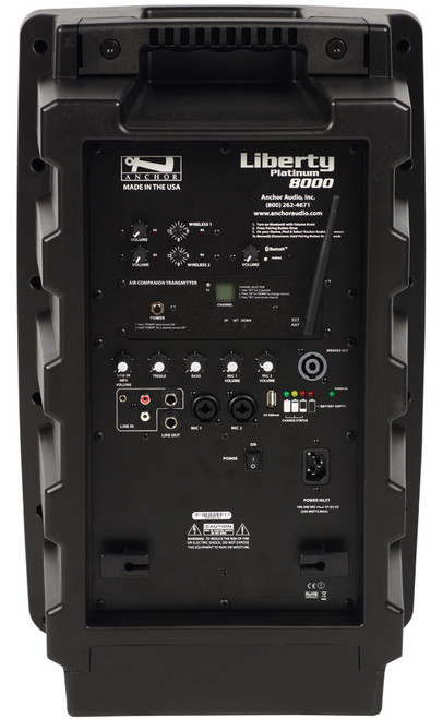 Anchor Audio LIB-8000CU2 Liberty Platinum with CD/MP3 Combo Player & Two Wireless Receivers (Discontinued)