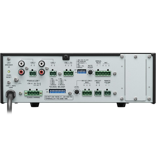 TOA BG-2060 5-Channel 60W Mixer Amplifier