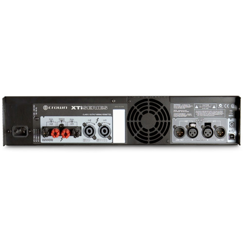 Back of Crown XTi 2002 Power Amplifier