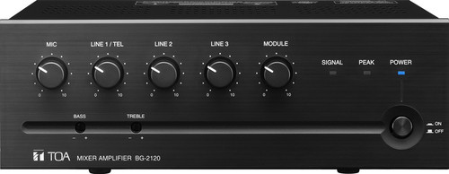 TOA BG-2120 5-Input 120W Mixer Amplifier