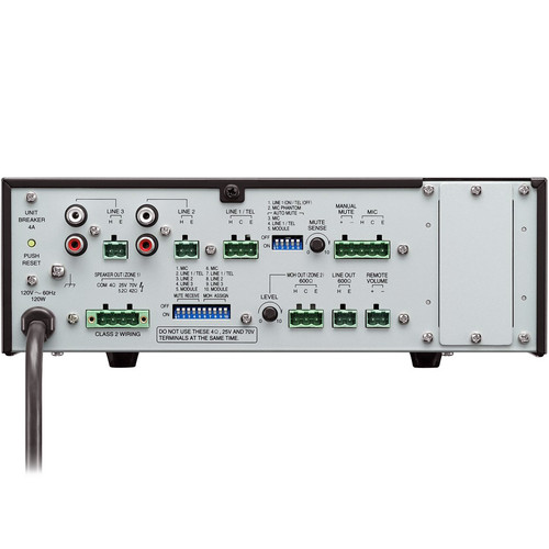 TOA BG-2120 5-Input 120W Mixer Amplifier