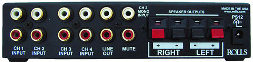 Rolls MA254 Compact Stereo Mixer Amplifier (Discontinued)