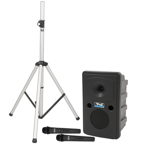Anchor Audio GG-BP2 Go Getter 2 Basic Package Portable Sound System with Built-in Bluetooth and 2 Wireless Microphones (Discontinued)