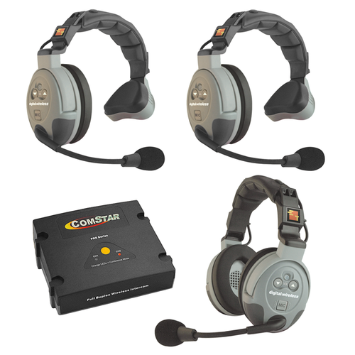Eartec COMSTAR XT-3 Three Person Wireless Intercom System (Discontinued)