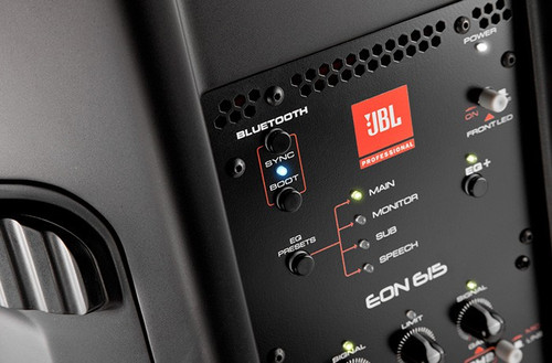 Gymnasium Sound System with 2 JBL Pro EON615 Loudspeakers and QSC TouchMix-8 Compact Digital Mixer (Discontinued Components)