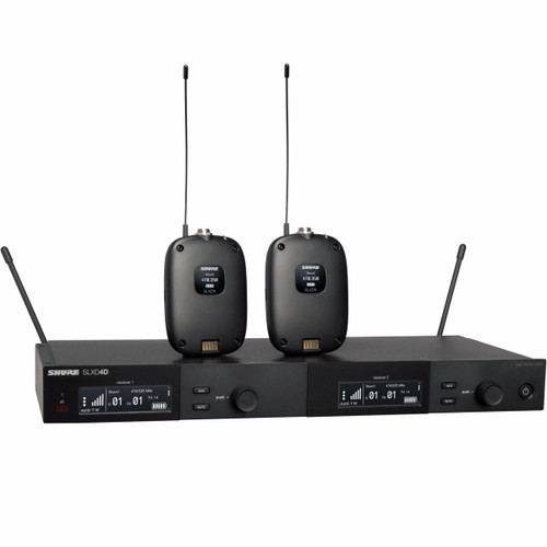 Shure SLXD14D Dual Channel Wireless System with 2 Bodypack Transmitters (Discontinued)