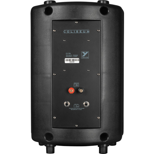 Yorkville C170 Coliseum Mini Series 8" 100W 70V 8Ω Installation Loudspeaker - Black