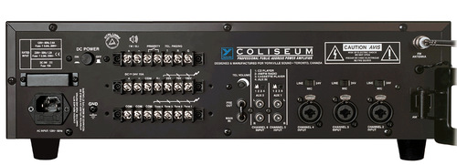 Yorkville CA1 Public Address Amplifier 6-Channel Rack Mountable 70V 180W