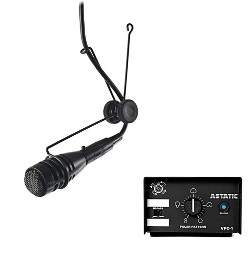 Astatic 1600VP Variable Pattern Condenser Hanging Microphone (Discontinued)