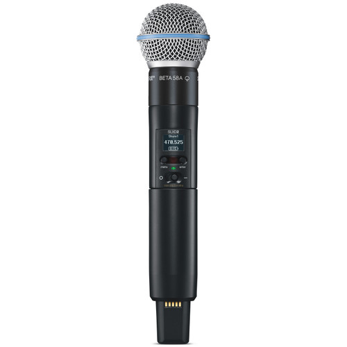 Shure SLXD2/B58 Handheld Wireless Supercardoid Dynamic Microphone (Discontinued)