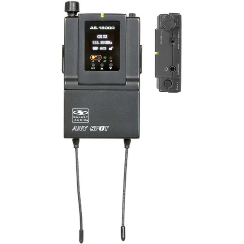 Galaxy Audio AS-1800-4 Band Pack Wireless In-Ear Personal Monitor System (Discontinued)
