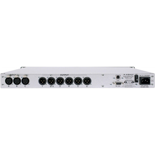 Ashly Audio 3.6SP Protea DSP 3x6 System Processor (Discontinued)