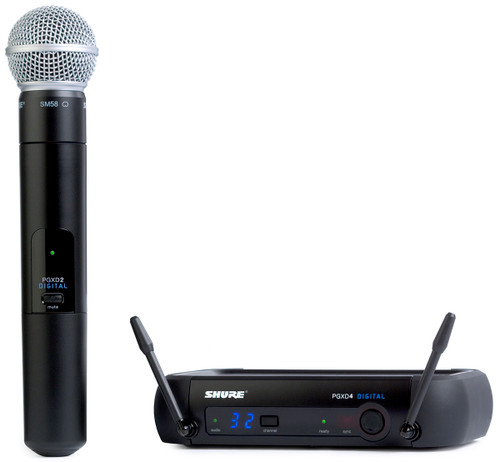 Shure PGXD24/SM58 Handheld Wireless Microphone System (Discontinued)