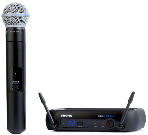 Shure PGXD24/BETA58A Digital Wireless Microphone System (Discontinued)