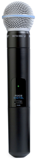 Shure PGXD2/BETA58 Digital Wireless Handheld Microphone Transmitter (Discontinued)