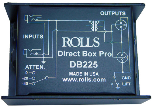 Rolls DB225 Professional Direct Box (Discontinued)