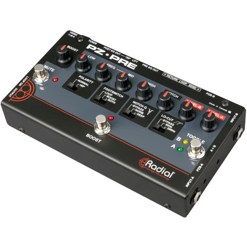 Radial Engineering PZ-Pre Dual Input Acoustic Instrument Preamplifier