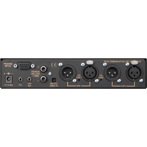 Telex US-2002 2-Channel Intercom User Station (Discontinued)