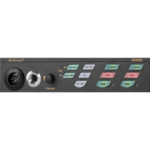 Telex US-2002 2-Channel Intercom User Station (Discontinued)