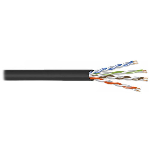 West Penn 254245EZ 4 Pair 24 AWG CAT5E Cable with Flouropolymer Insulation (1000ft)